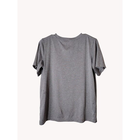 Jordan Shirt Boys Large Dri Fit Short Sleeve Flyer Gray - Picture 2 of 10